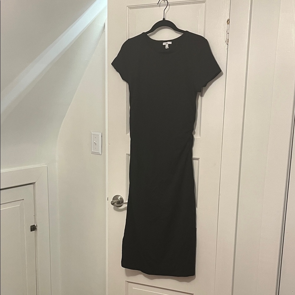 Bar III Elegant Black Midi Dress